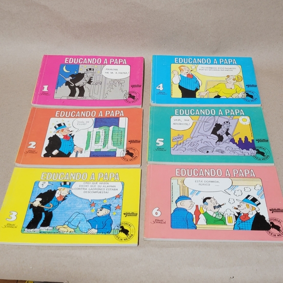 Rare Set of 12 Books - Educando A Papá. Frank Johnson. Oveja Negra. 1987 - Picture 8 of 8